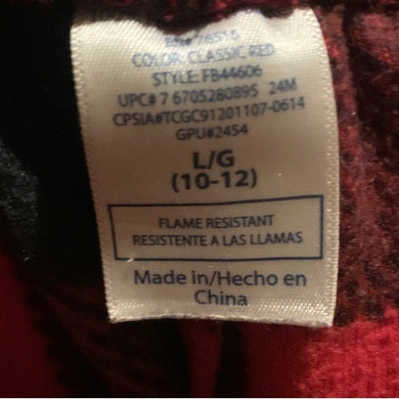 Red and black checkered pj pants - Picture 3 of 3